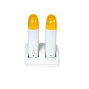 Load image into Gallery viewer, Roll -On Wax Heater (Double Base - 110V) - White/Yellow - Alera Products