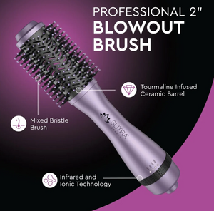 Sutra 2'' Blowout Brush Metallic Lavender - Alera Products