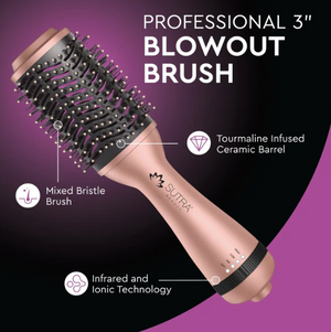 Sutra 3'' Blowout Brush Metallic Rose Gold - Alera Products