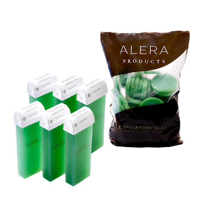 STRIPLESS HARD WAX AND ROLL ON PACKAGE FOR NORMAL / SENSITIVE SKIN