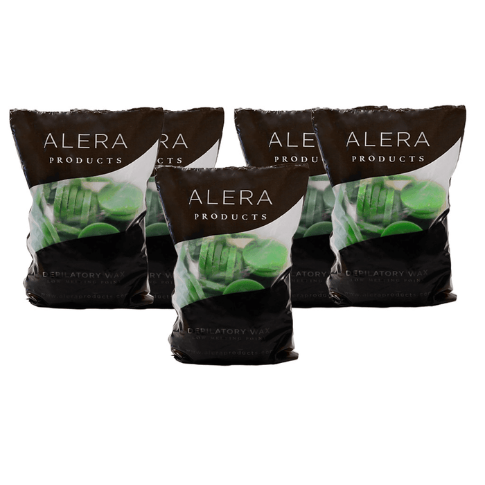 STRIPLESS HARD WAX FOR NORMAL / SENSITIVE SKIN GREEN(5 Bags/Kg)