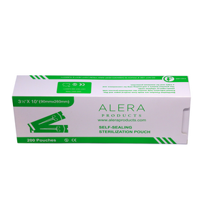 1000 Self Sealing Sterilization Pouches, 3.5 Inch x 10 Inch, Paper Blue Film, 5 Boxes - Alera Products