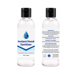 Hand Sanitizer with 75% Alcohol (100ml) - Pack of 10 - Alera Products