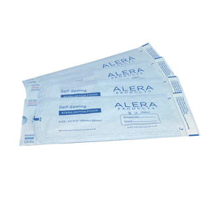 1000 Self Sealing Sterilization Pouches, 3.5 Inch x 10 Inch, Paper Blue Film, 5 Boxes - Alera Products