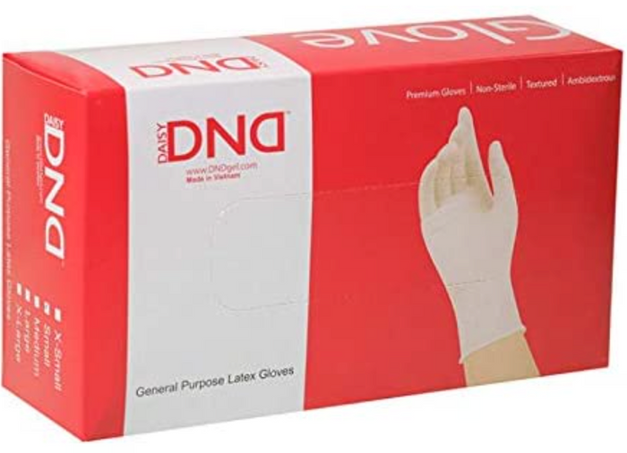 DND Latex Gloves, 100PCS Small