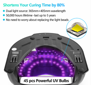 UV LED Nail Lamp - Rechargeable - Cordless - 60W - with extra Battery - Alera Products